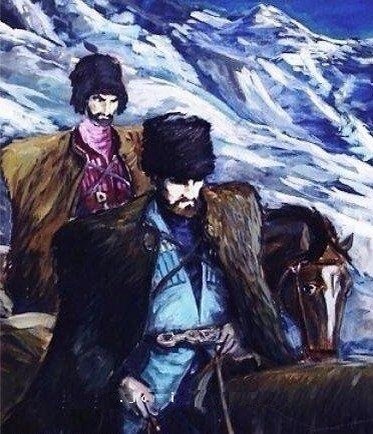 Стоит Кавказ, не шелохнётся под гнётом вражеских клинков