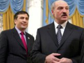 Лукашенко благодарен Саакашвили за защиту перед Европой. 